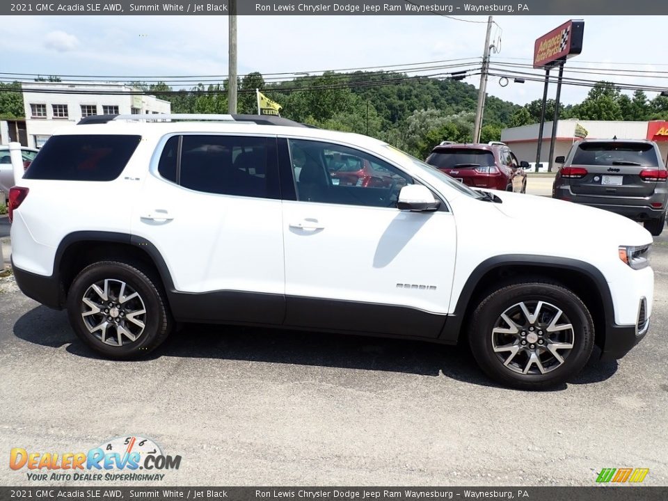 2021 GMC Acadia SLE AWD Summit White / Jet Black Photo #7