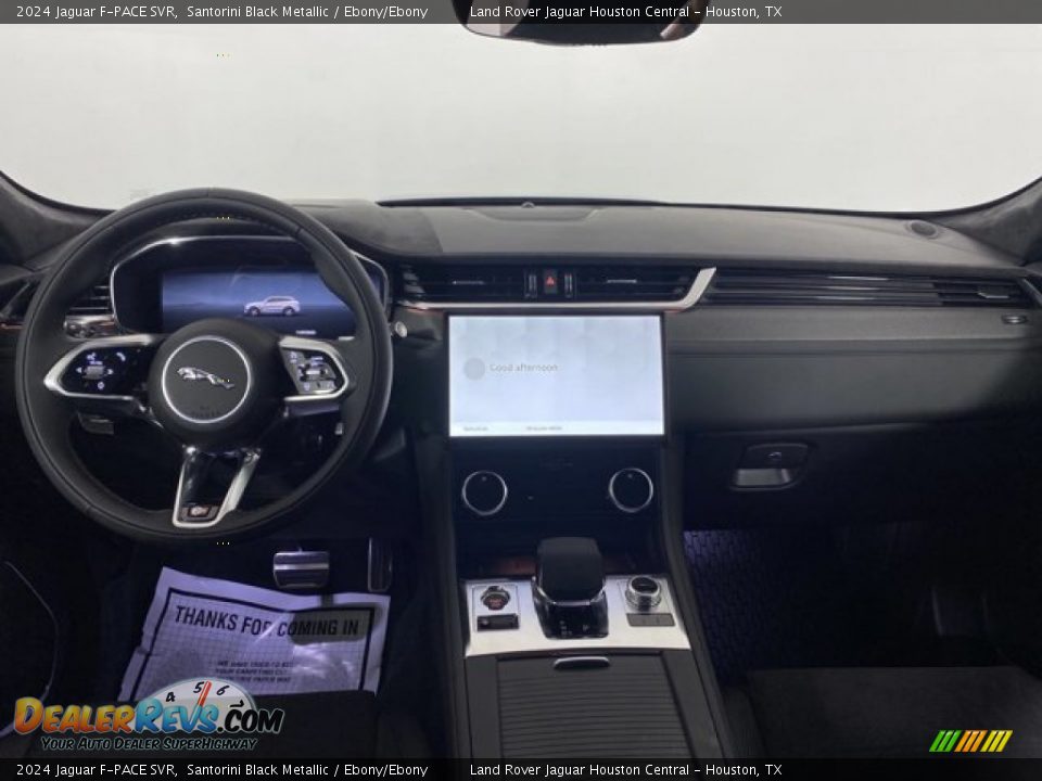 Dashboard of 2024 Jaguar F-PACE SVR Photo #4