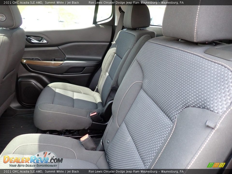 Rear Seat of 2021 GMC Acadia SLE AWD Photo #12