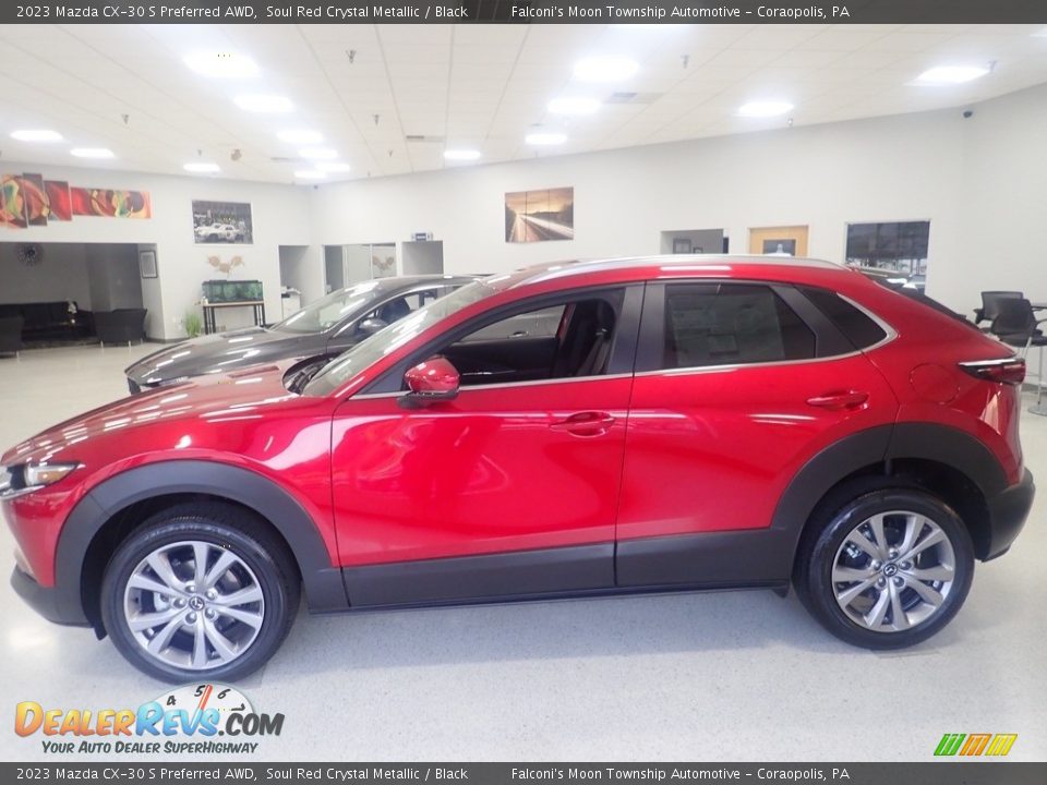 2023 Mazda CX-30 S Preferred AWD Soul Red Crystal Metallic / Black Photo #6