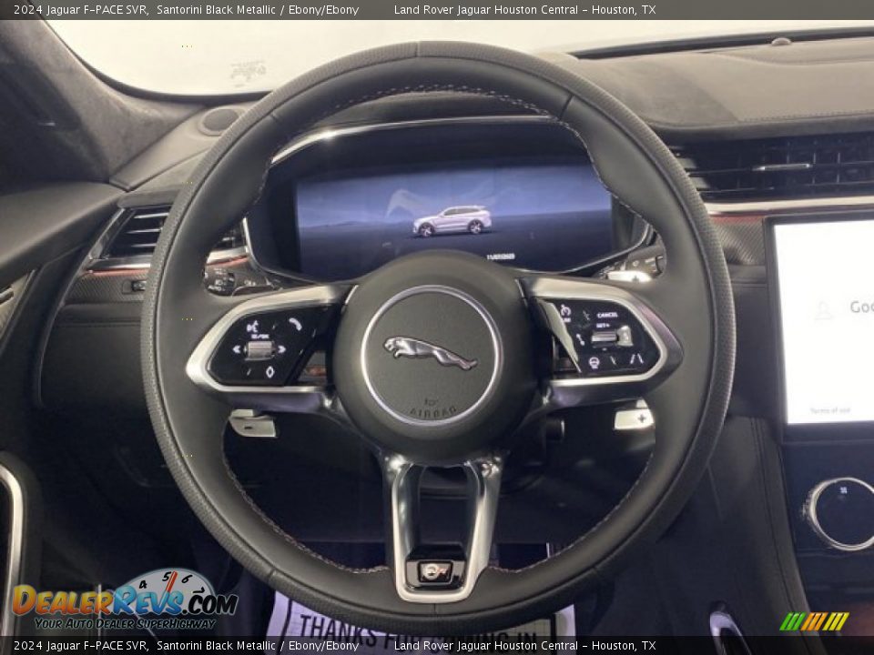 2024 Jaguar F-PACE SVR Steering Wheel Photo #17