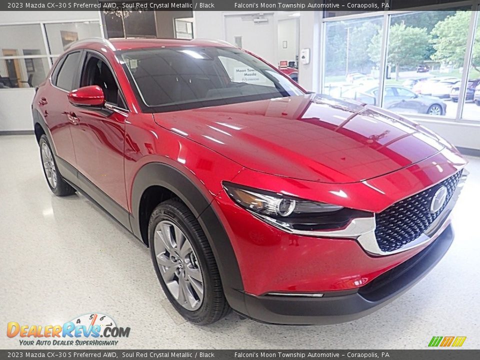 2023 Mazda CX-30 S Preferred AWD Soul Red Crystal Metallic / Black Photo #9