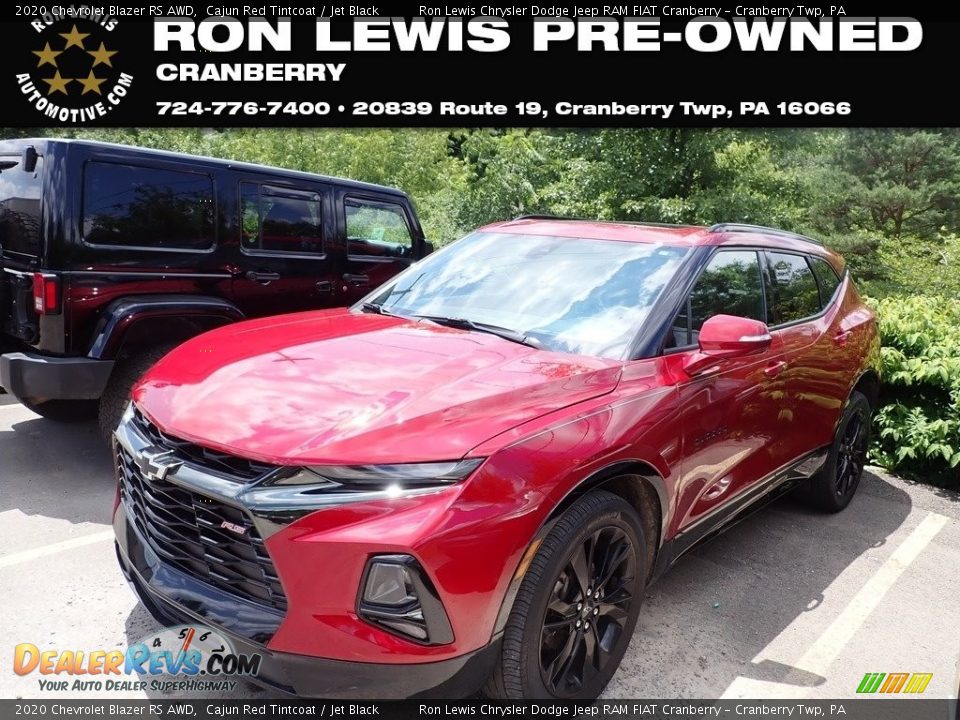 2020 Chevrolet Blazer RS AWD Cajun Red Tintcoat / Jet Black Photo #1