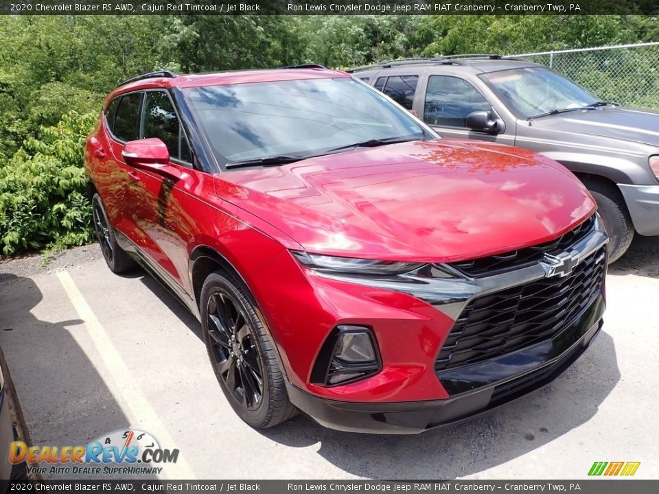 2020 Chevrolet Blazer RS AWD Cajun Red Tintcoat / Jet Black Photo #3