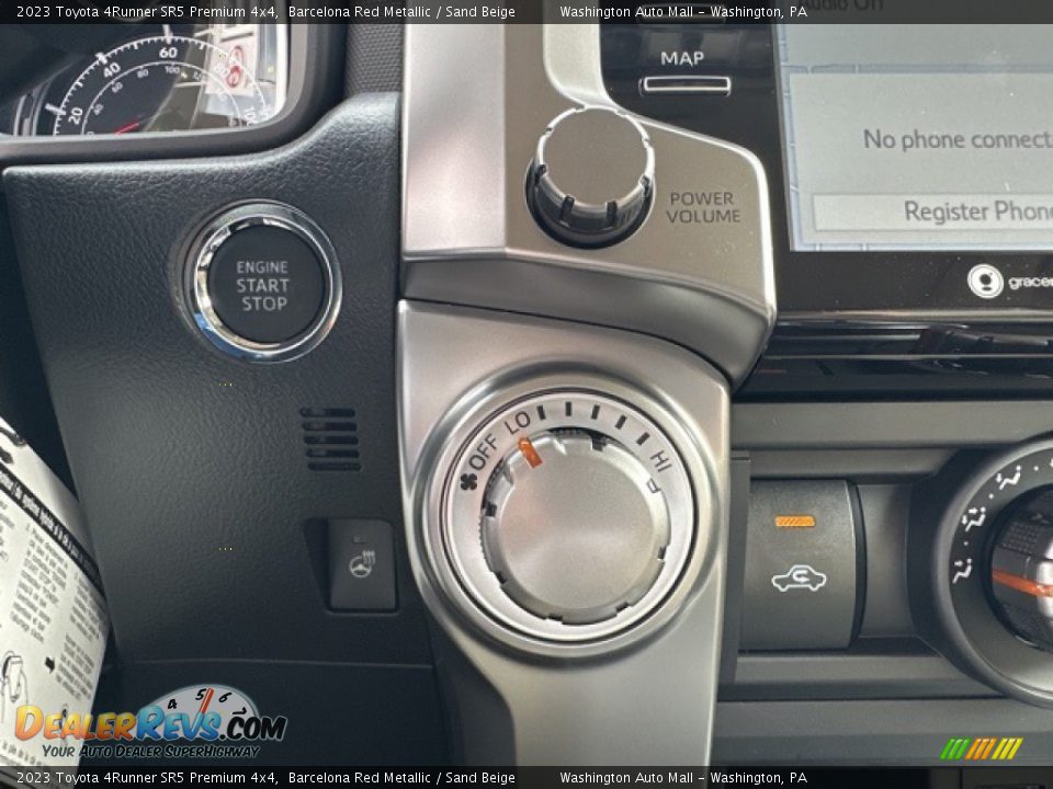 Controls of 2023 Toyota 4Runner SR5 Premium 4x4 Photo #15