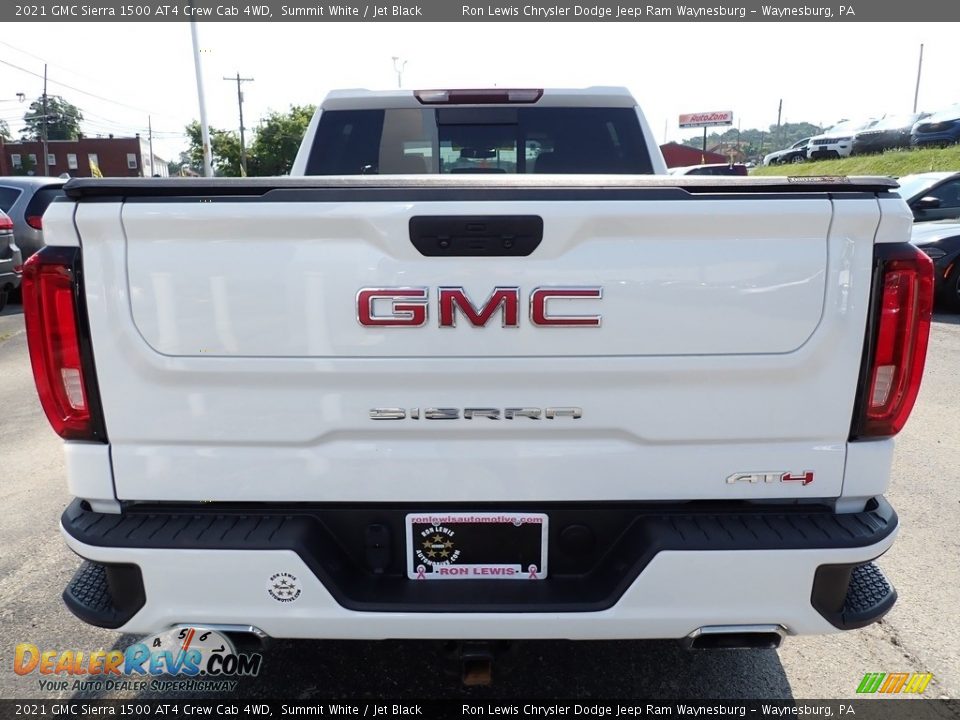 2021 GMC Sierra 1500 AT4 Crew Cab 4WD Summit White / Jet Black Photo #4