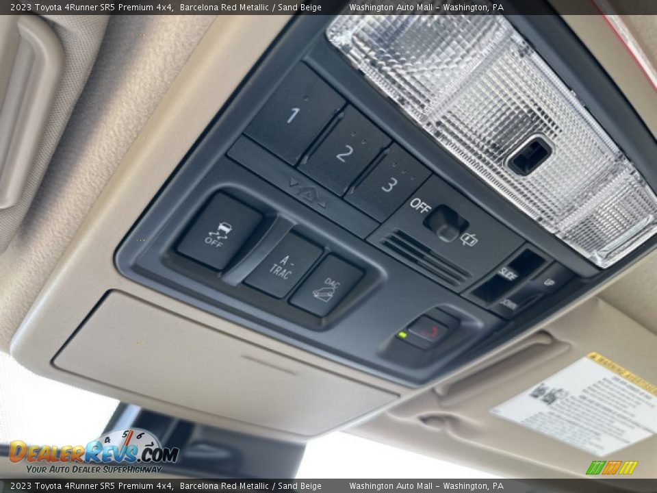Controls of 2023 Toyota 4Runner SR5 Premium 4x4 Photo #17