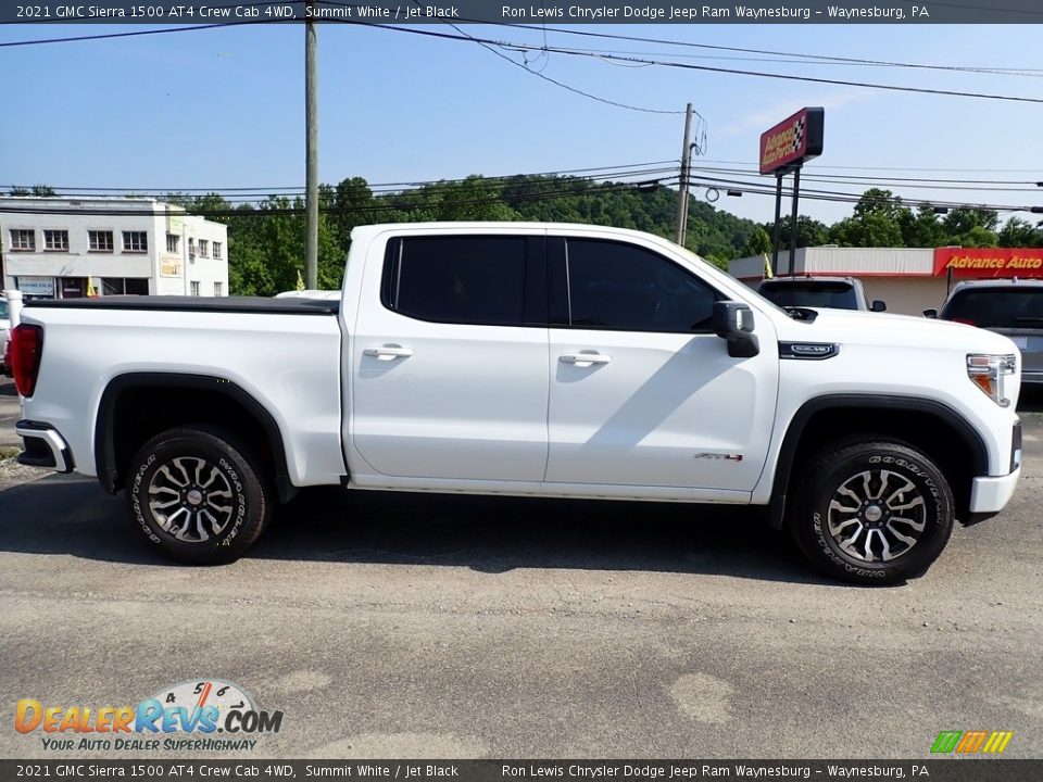 2021 GMC Sierra 1500 AT4 Crew Cab 4WD Summit White / Jet Black Photo #7