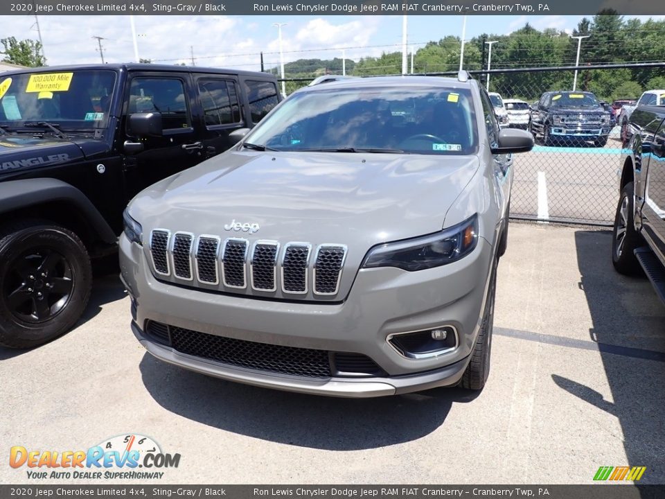 2020 Jeep Cherokee Limited 4x4 Sting-Gray / Black Photo #2