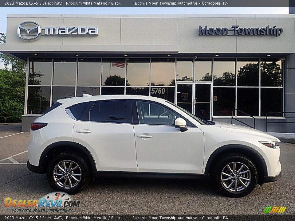 2023 Mazda CX-5 S Select AWD Rhodium White Metallic / Black Photo #1