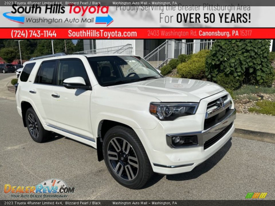 2023 Toyota 4Runner Limited 4x4 Blizzard Pearl / Black Photo #1