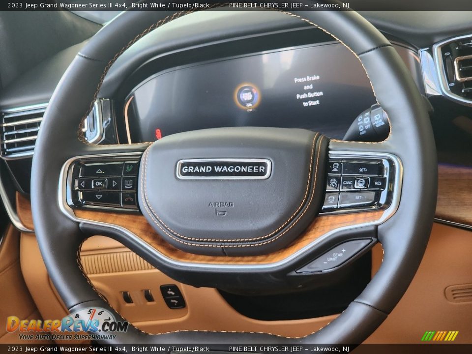 2023 Jeep Grand Wagoneer Series III 4x4 Steering Wheel Photo #14