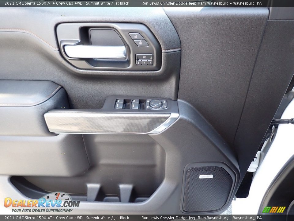 Door Panel of 2021 GMC Sierra 1500 AT4 Crew Cab 4WD Photo #14