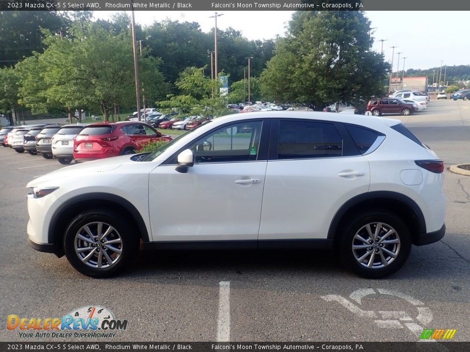 2023 Mazda CX-5 S Select AWD Rhodium White Metallic / Black Photo #6