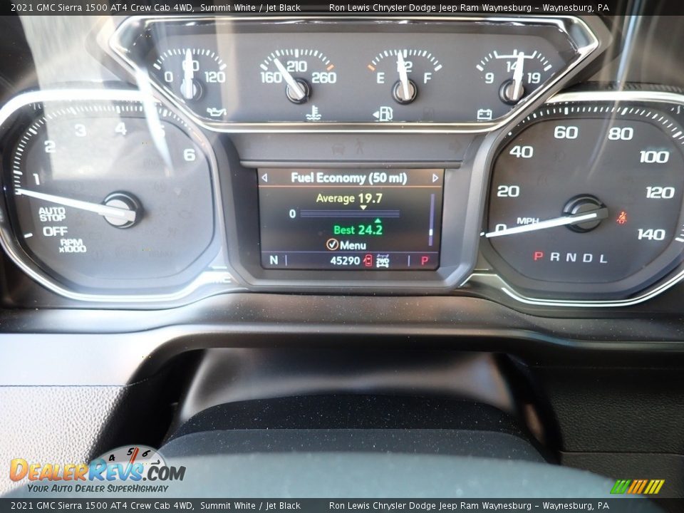 2021 GMC Sierra 1500 AT4 Crew Cab 4WD Gauges Photo #20