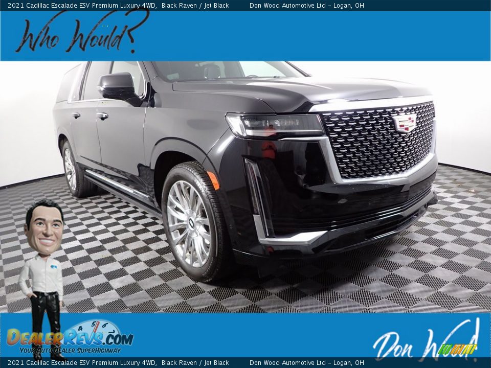 2021 Cadillac Escalade ESV Premium Luxury 4WD Black Raven / Jet Black Photo #1