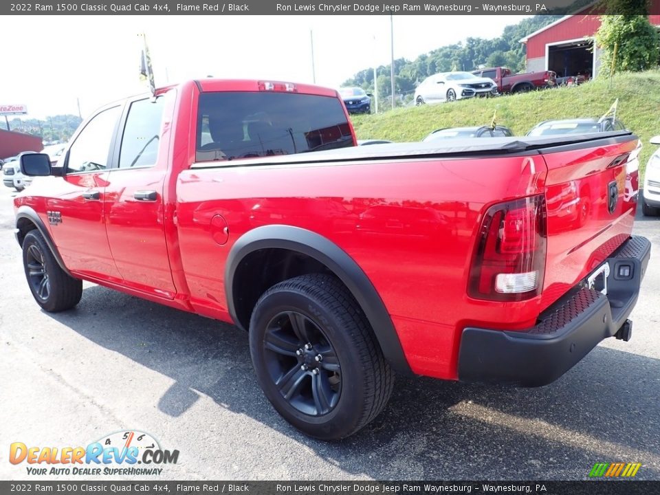 2022 Ram 1500 Classic Quad Cab 4x4 Flame Red / Black Photo #3