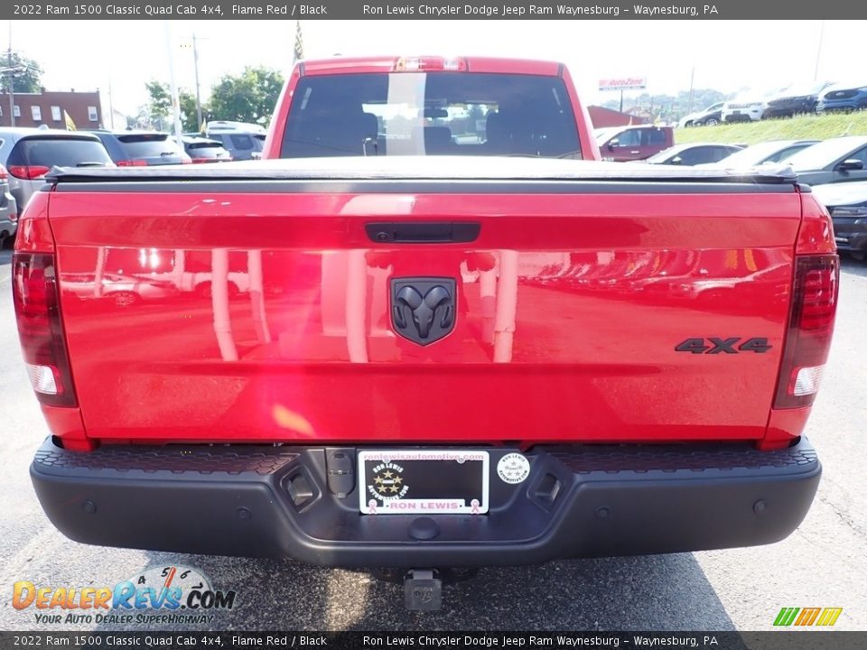 2022 Ram 1500 Classic Quad Cab 4x4 Flame Red / Black Photo #4