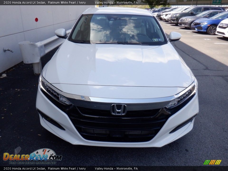 2020 Honda Accord LX Sedan Platinum White Pearl / Ivory Photo #3