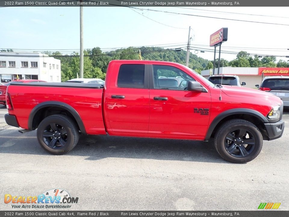 2022 Ram 1500 Classic Quad Cab 4x4 Flame Red / Black Photo #8