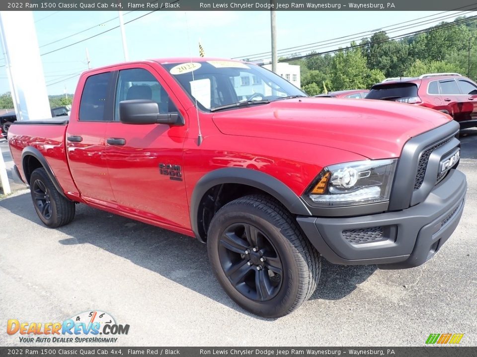 2022 Ram 1500 Classic Quad Cab 4x4 Flame Red / Black Photo #9