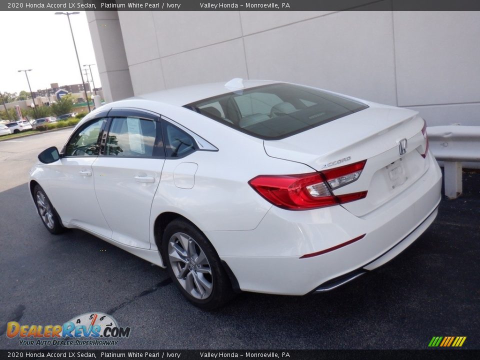 2020 Honda Accord LX Sedan Platinum White Pearl / Ivory Photo #7
