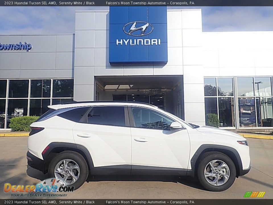 2023 Hyundai Tucson SEL AWD Serenity White / Black Photo #1