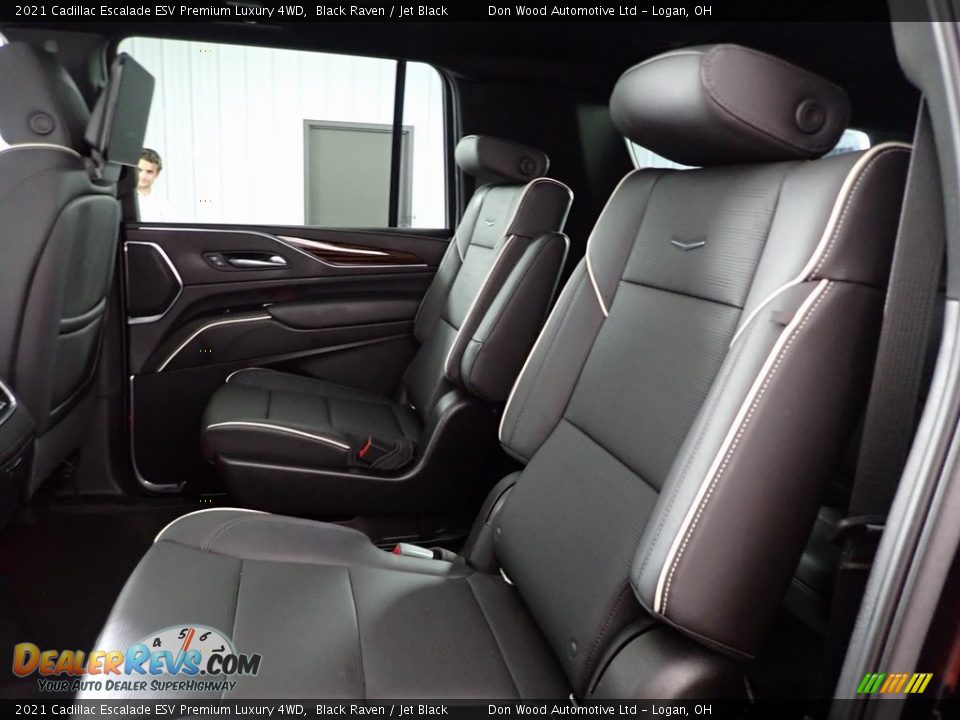 Rear Seat of 2021 Cadillac Escalade ESV Premium Luxury 4WD Photo #26