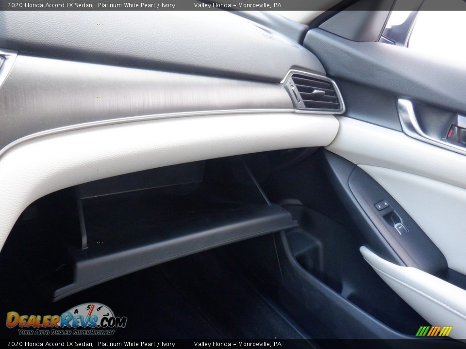 2020 Honda Accord LX Sedan Platinum White Pearl / Ivory Photo #23