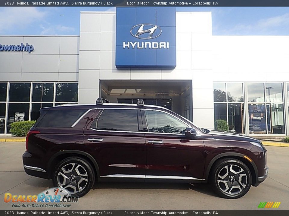 Sierra Burgundy 2023 Hyundai Palisade Limited AWD Photo #1