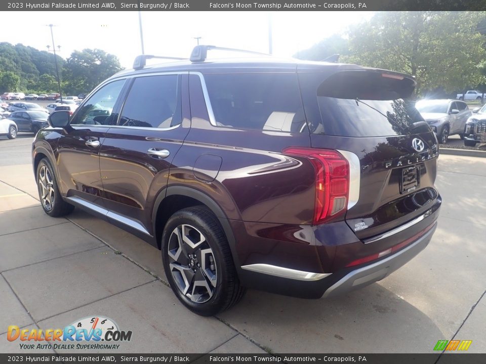 2023 Hyundai Palisade Limited AWD Sierra Burgundy / Black Photo #5