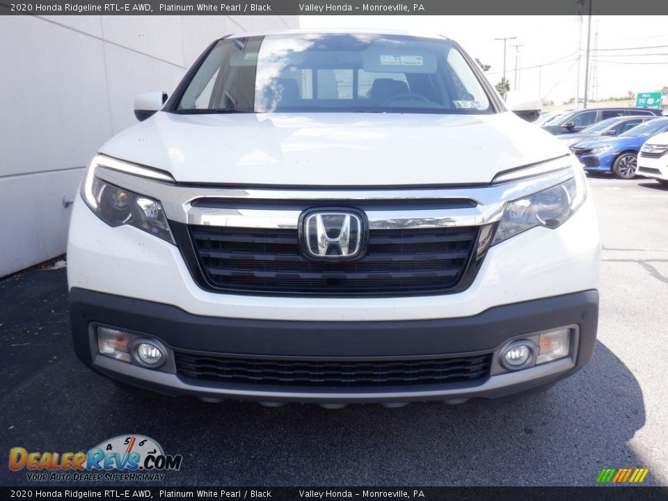 2020 Honda Ridgeline RTL-E AWD Platinum White Pearl / Black Photo #3