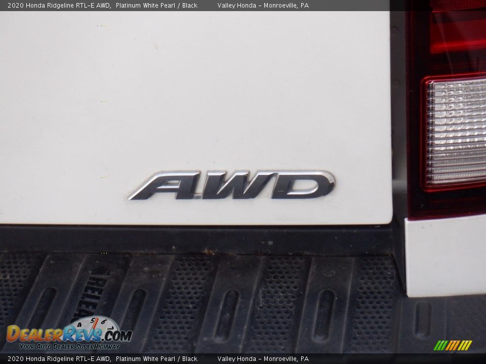 2020 Honda Ridgeline RTL-E AWD Platinum White Pearl / Black Photo #5