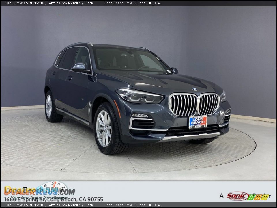 2020 BMW X5 sDrive40i Arctic Grey Metallic / Black Photo #1