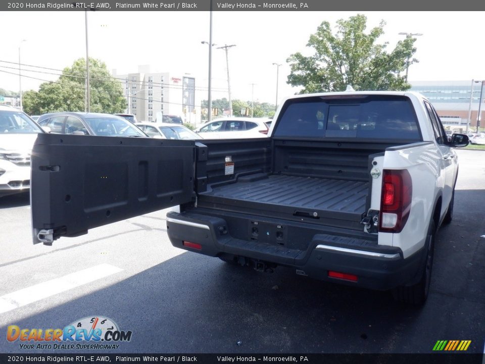 2020 Honda Ridgeline RTL-E AWD Platinum White Pearl / Black Photo #9