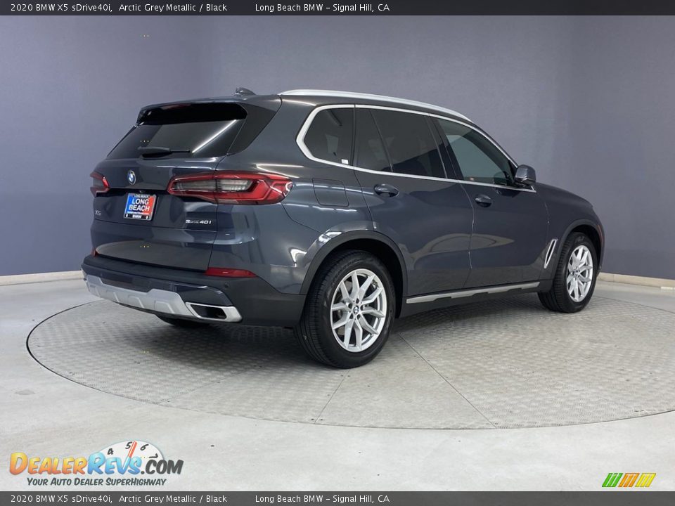 2020 BMW X5 sDrive40i Arctic Grey Metallic / Black Photo #5