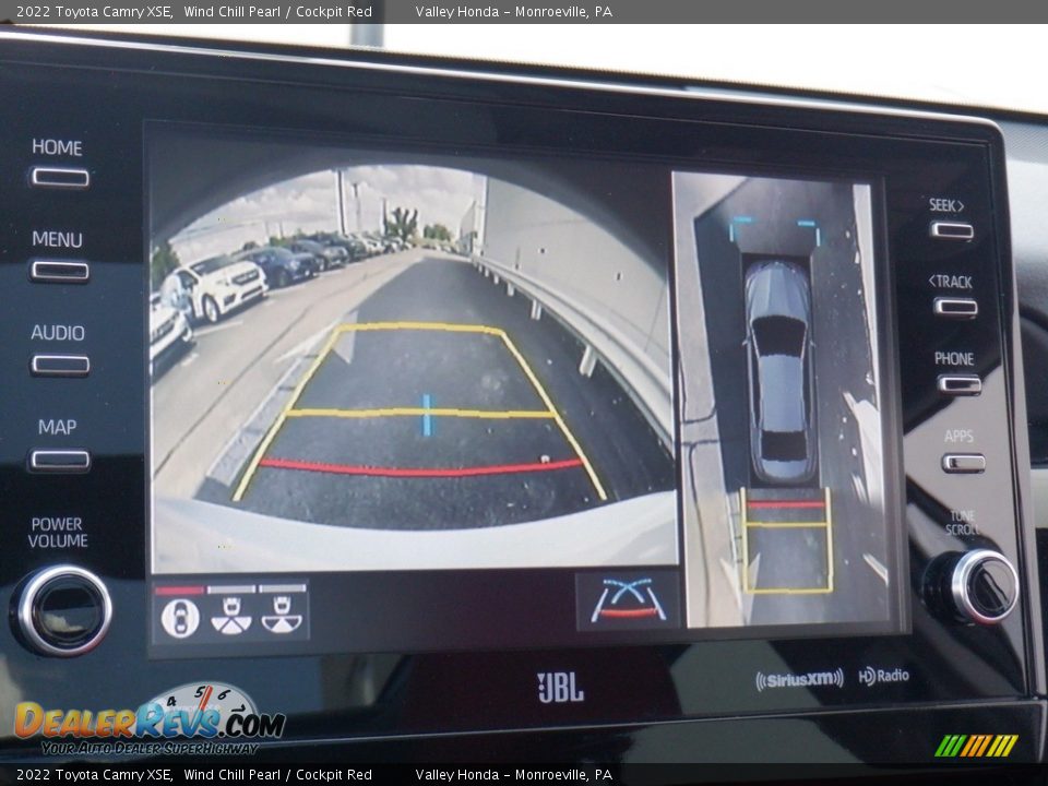 2022 Toyota Camry XSE Wind Chill Pearl / Cockpit Red Photo #23