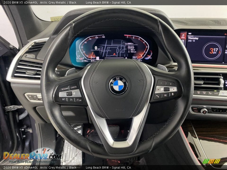 2020 BMW X5 sDrive40i Arctic Grey Metallic / Black Photo #17