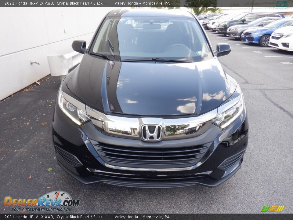 2021 Honda HR-V LX AWD Crystal Black Pearl / Black Photo #4