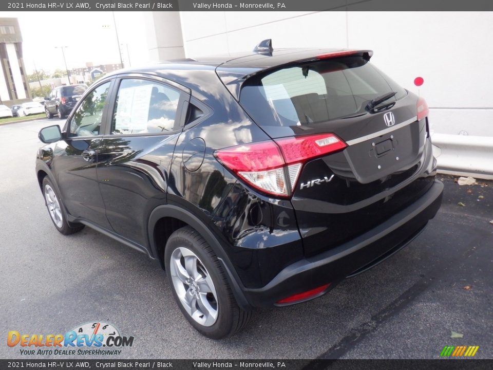 2021 Honda HR-V LX AWD Crystal Black Pearl / Black Photo #9