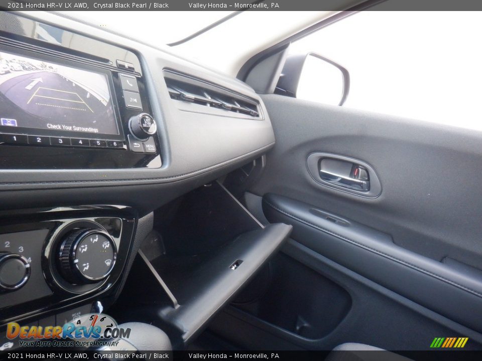 2021 Honda HR-V LX AWD Crystal Black Pearl / Black Photo #22