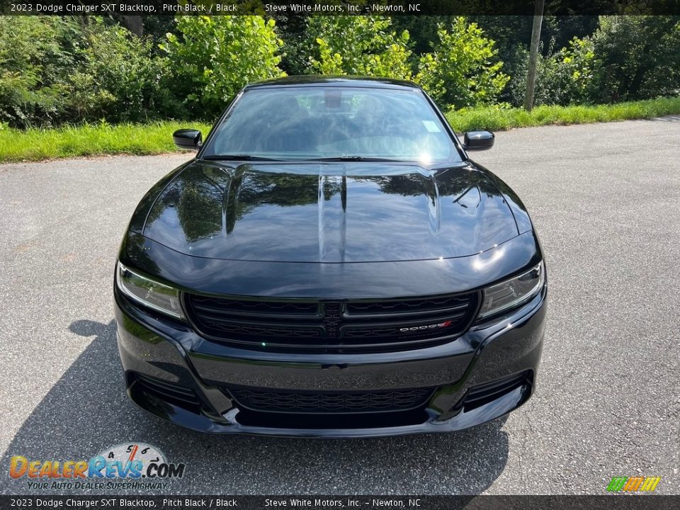 2023 Dodge Charger SXT Blacktop Pitch Black / Black Photo #3