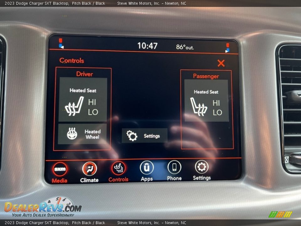 Controls of 2023 Dodge Charger SXT Blacktop Photo #21