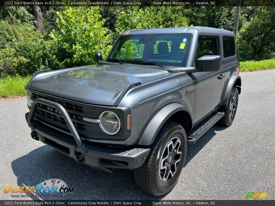 2022 Ford Bronco Base 4x4 2-Door Carbonized Gray Metallic / Dark Space Gray Photo #2