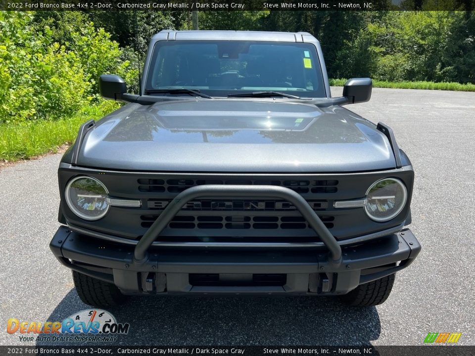 2022 Ford Bronco Base 4x4 2-Door Carbonized Gray Metallic / Dark Space Gray Photo #3