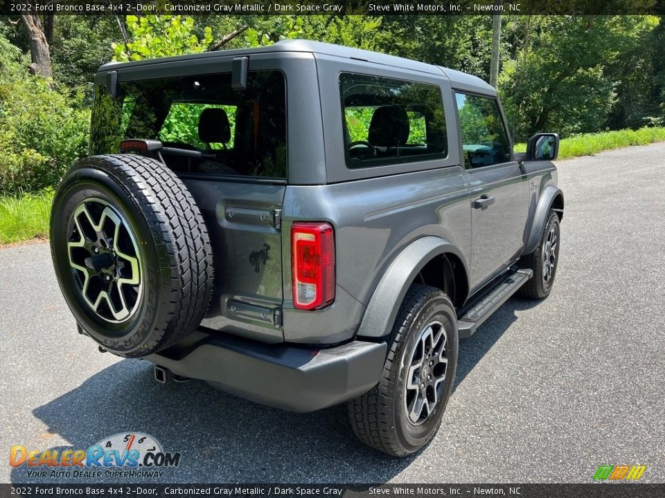 2022 Ford Bronco Base 4x4 2-Door Carbonized Gray Metallic / Dark Space Gray Photo #6