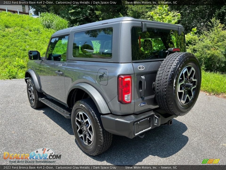 2022 Ford Bronco Base 4x4 2-Door Carbonized Gray Metallic / Dark Space Gray Photo #8