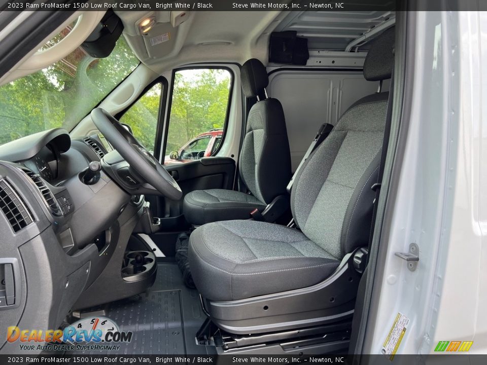 Black Interior - 2023 Ram ProMaster 1500 Low Roof Cargo Van Photo #11