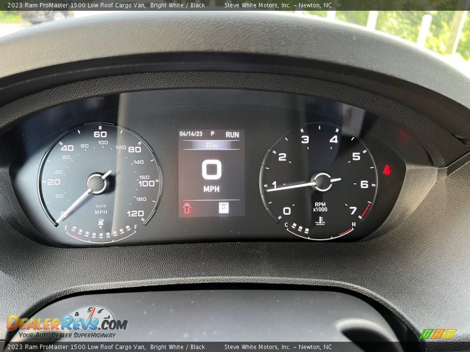 2023 Ram ProMaster 1500 Low Roof Cargo Van Gauges Photo #18