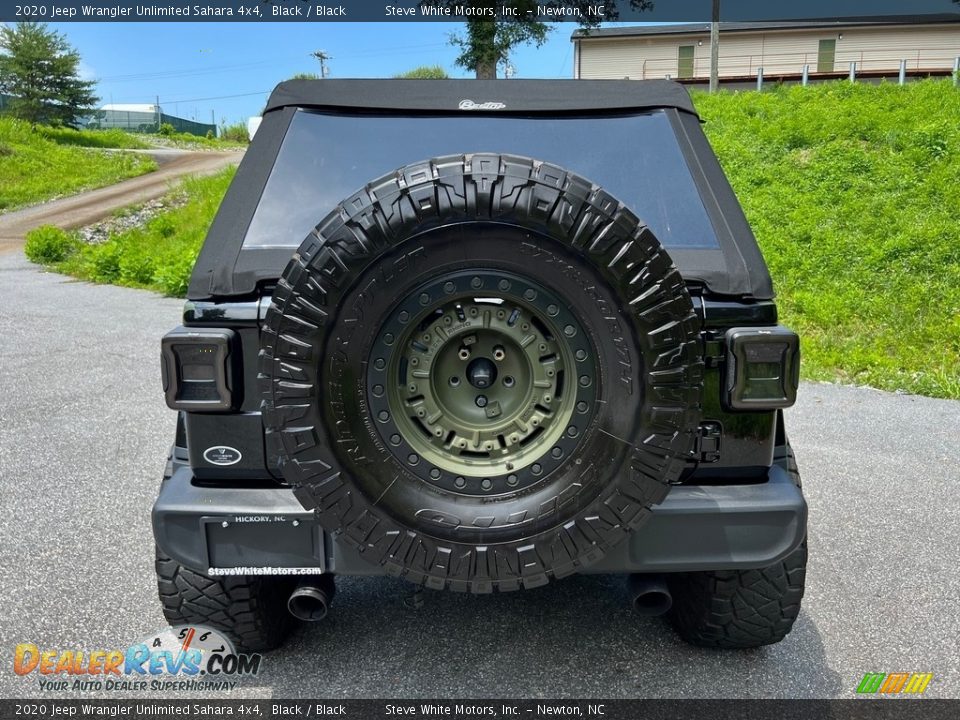 2020 Jeep Wrangler Unlimited Sahara 4x4 Black / Black Photo #7